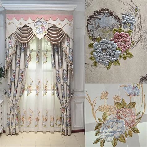 Nuevas Cortinas De Jacquard Con Relieve De Chenilla De Alta Calidad