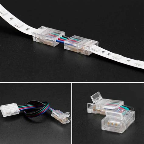 Pin Led Light Strip Connectors Rgb Mm For Rgb Color Change Led Strips