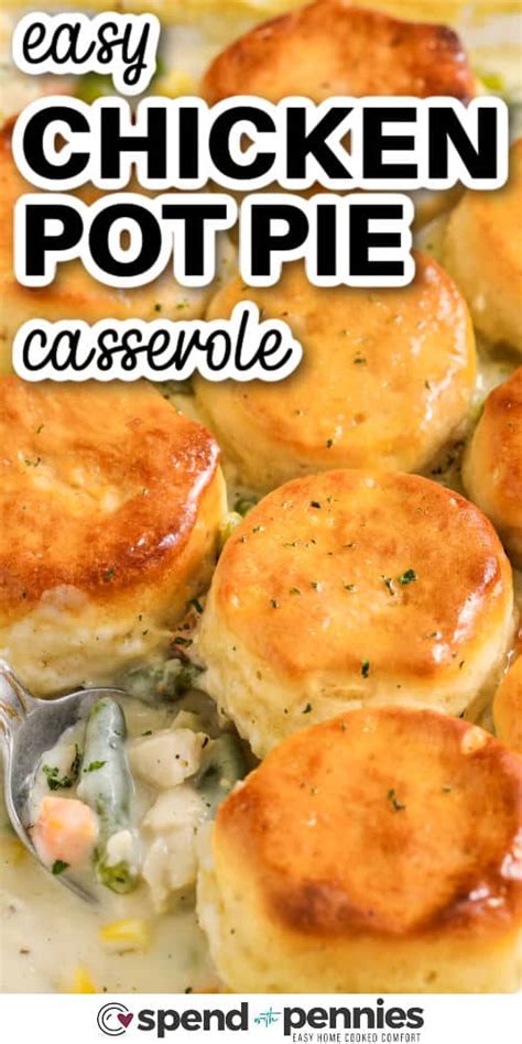 Chicken Pot Pie Casserole Spend With Pennies Dine Ca