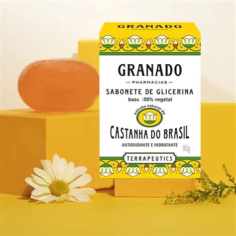 Sabonete Glicerina Vegetal Castanha Do Brasil Granado 90g Loja Lemis