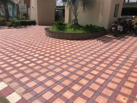 Flooring Concrete Combi Reflective Paver Block For Pavement Thickness