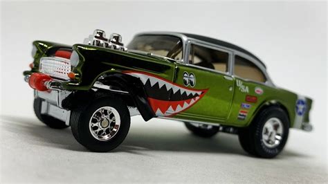 Julian S Hot Wheels Blog 1955 Chevy Bel Air Gasser 2019 Rlc Exclusive Wwii 1st Avg Flying