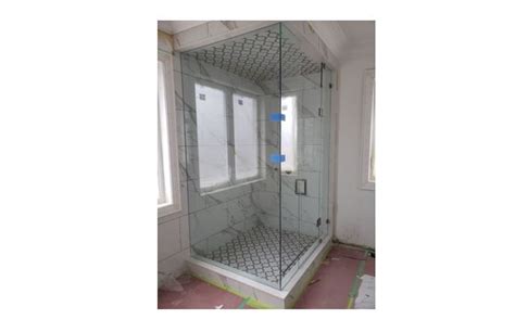 Custom Frameless Shower Glass Doors By Marine Glass And Mirrors In Ajax