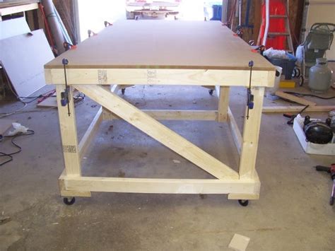 Wood Work 4x8 Rolling Work Table Plans Pdf Plans