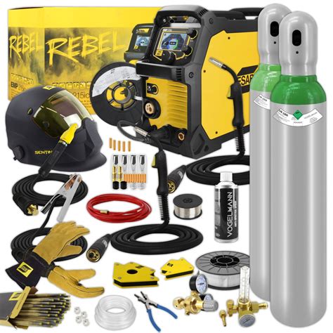 ESAB Rebel EMP 215ic Kit De Soudage N4 Kits De Soudage MIG MAG