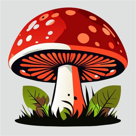 Premium Vector Mushroom Vector Illustration