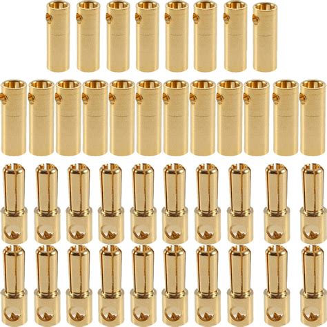 Amazon Yiqigou Pairs Gold Plated Mm Mm Banana Plug Bullet