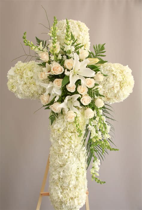 Sympathy Cross White In Glendale Ca Dolce Fiore