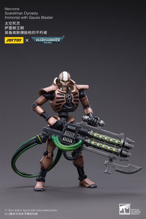 Joytoy Wh40k Necrons Szarekhan Dynasty Lmmortal With Gauss Blaster Set