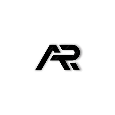 Diseño De Logotipo A Y R Vector Premium