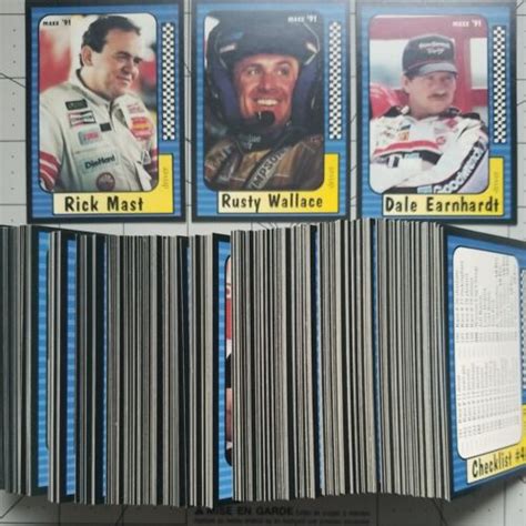 Maxx Race Cards Nascar Set💥1991 Drivers Crew Chiefs Owners Complete Set