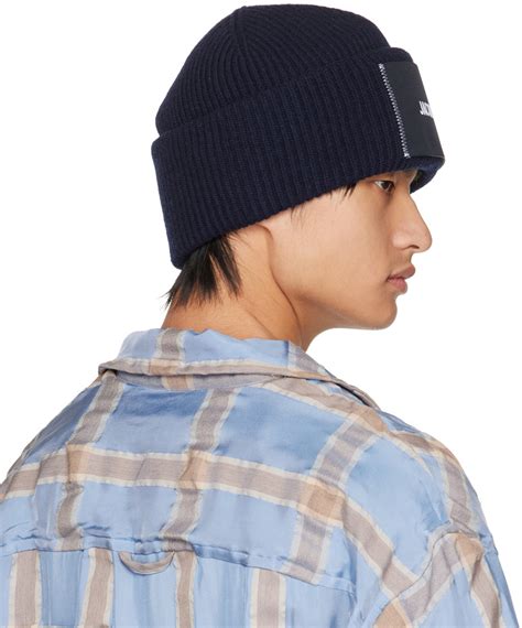 Jacquemus Navy Le Papier Le Bonnet Beanie Jacquemus