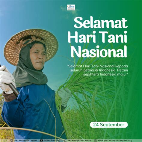 Hari Tani Nasional 24 September 2022 Perkumpulan Qbar