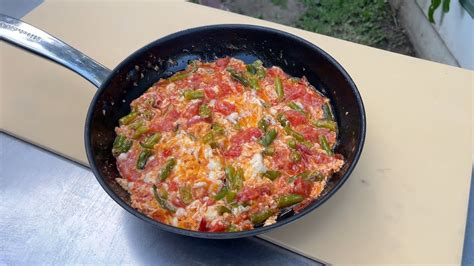 Quick Delicious Menemen Recipe With Chef Frank YouTube