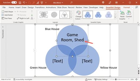 How To Insert A Venn Diagram In Microsoft Powerpoint Venn Di