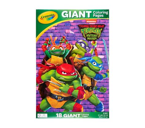 Giant Teenage Mutant Ninja Turtles Coloring Pages Crayola Crayola Hot