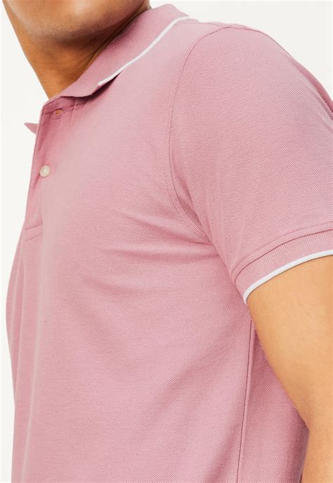 Buy Men Slim Fit Solid Polo T Shirt Online At Just Rs 4990 1000013364934 Max Fashion