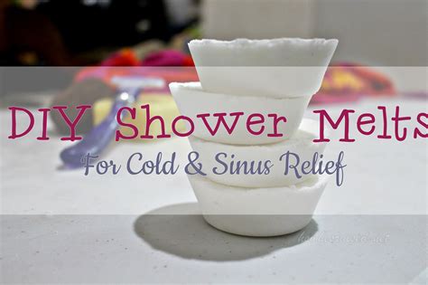 Diy Shower Melts For Cold And Sinus Relief How Hes Raised