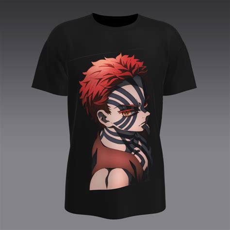 Anime Series Akaza Wisdom T Shirts Making Factory