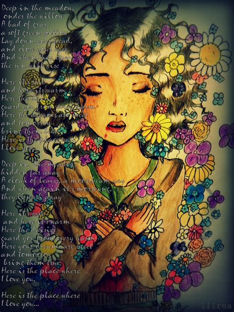 Rue's death -deep in the meadow- by IlireaChan on DeviantArt