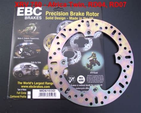 Bremsscheibe Hinten Honda Xrv Africa Twin Rd Rd Md Ebc