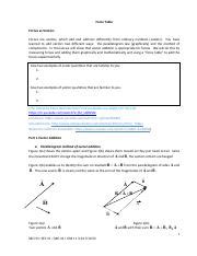 Force Table Spr Pdf Force Table Forces As Vectors Forces Are