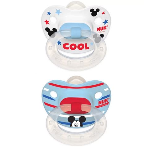 Nuk Mickey Mouse Cool Pacifier Pk Pacifiers Teethers Baby