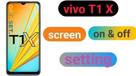 Vivo T1x Double Tap On Off Screen Setting How To Double Tap On Off