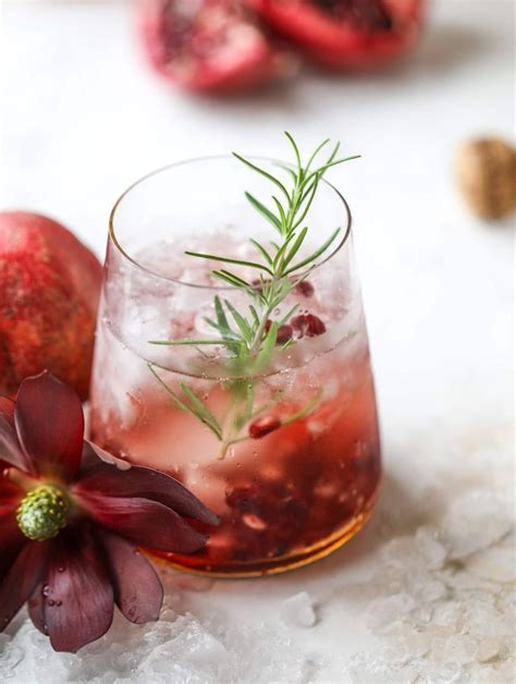 The Pomegranate Smash Cocktail Is A Great Drink For Fall Thanksgiving