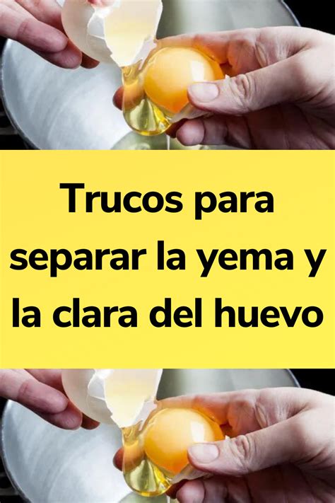 Two Hands Holding An Egg In Front Of A Yellow Sign That Says Trucos