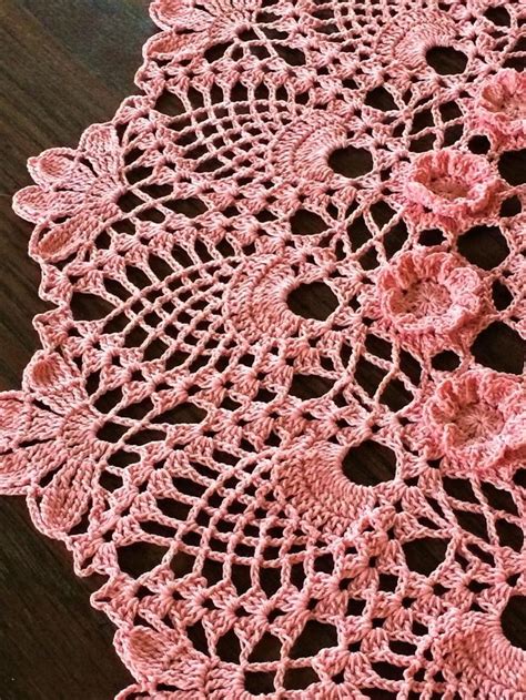 Crochet Doily Doily In Antique Rose Color Housewarming Etsy In 2020