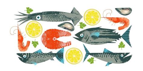 Seafood Vector Art, Icons, and Graphics for Free Download