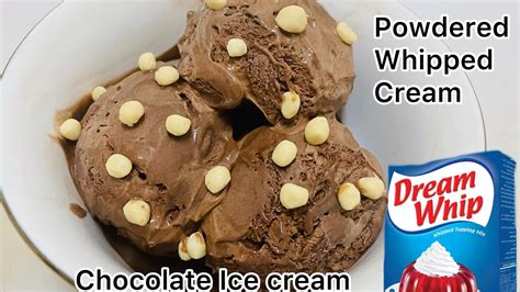 How To Make Chocolate Whipping Cream And Chocolate Ice Cream With