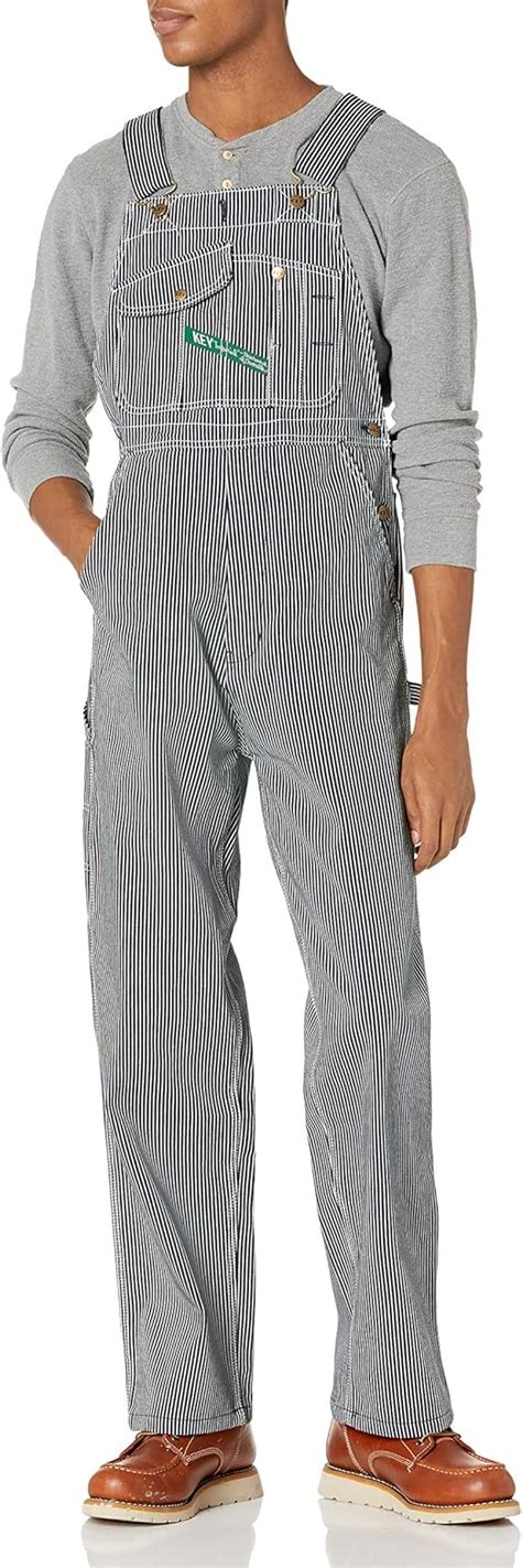 Amazon Key Apparel Men S Hickory Stripe Bib Overall Clothing