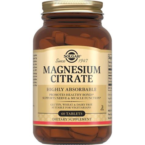 Магний цитрат 400 мг, 60 таблеток / "Цитрат магния" ("Magnesium Citrate ...