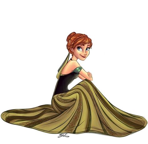 Punzzart Disney Anna Disney Movie Characters Frozen Film Frozen Characters