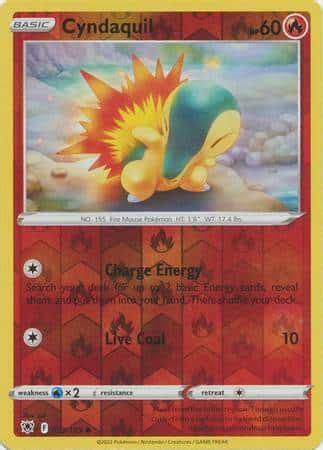 Cyndaquil 023 189 Common Reverse Holo Playset