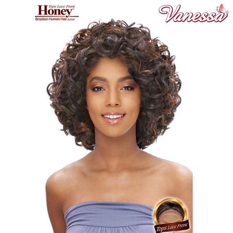 Vanessa Brazilian Human Hair Blend Tops Lace Front Wig Thb Midee