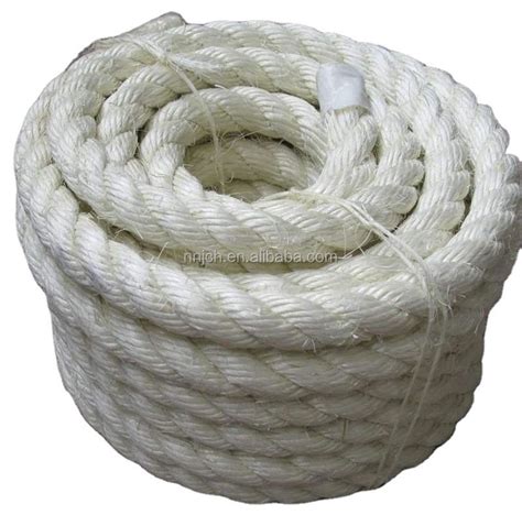 Natural Fiber Rope Sisal Rope Bleached White Nanning Jie Cheng Hang Co