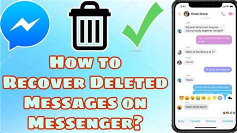 How To Recover Deleted Messages On Messenger Retrieving Messages