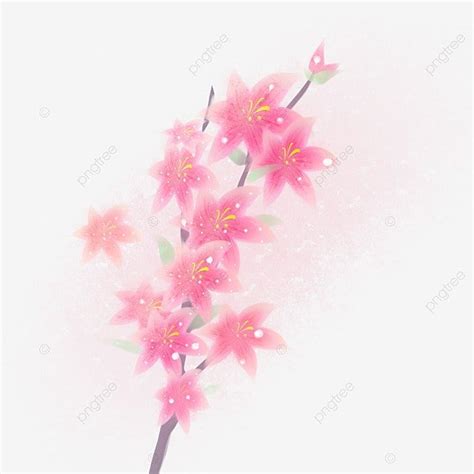 Dreamy Glowing Flowers Dream Watercolor Glowing Flowers Png