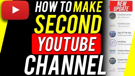 How To Make A Second YouTube Channel YouTube