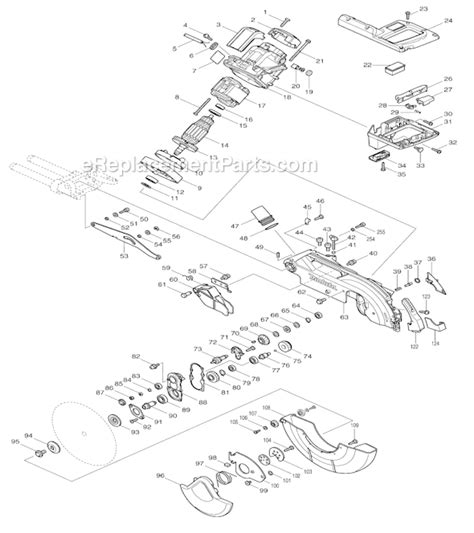 Makita Mitre Saw Parts Diagram