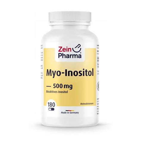 Zein Pharma Inozytol Myo Inositol 500 mg 180 kapsułek opinie cena