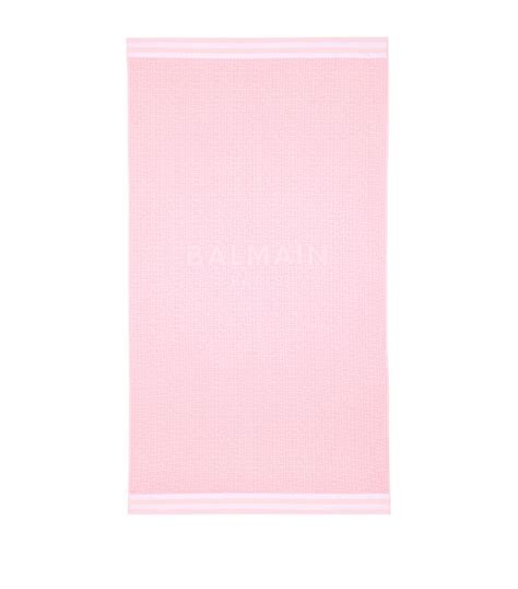 Balmain Monogram Jacquard Beach Towel Harrods US