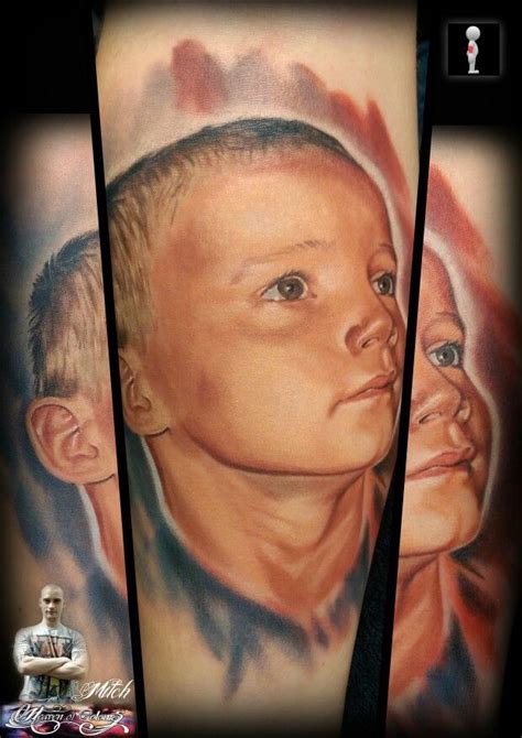 Child Portrait Tattoo Portrait Tattoo Tattoos Portrait