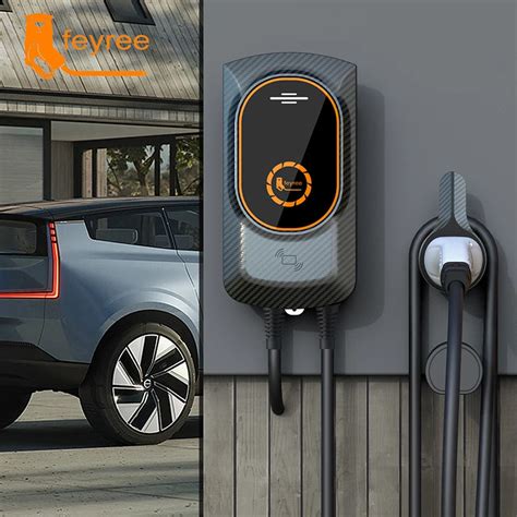 Feyree Cargador Ev Tipo Para Coche El Ctrico Cable A Kw Evse