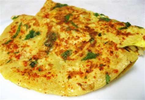 Indian Cooking Egg Paratha