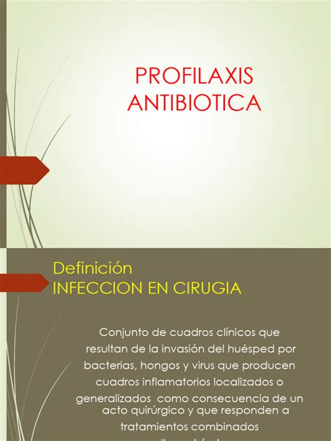 Infecciones En CirugÍapdf Pdf Salud Pública Especialidades Medicas
