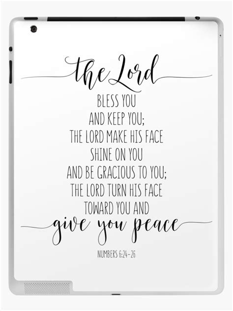 The Lord Bless You And Keep You Numbers Bible Verse